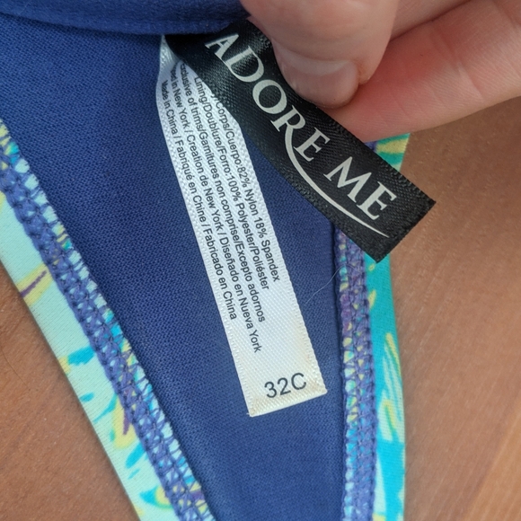 Adore Me Tropical Underwrite Bikini - Picture 6 of 8